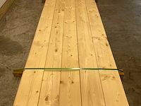Vuren plank geschaafd 420x20x2 cm (8x) - afbeelding 2 van  2