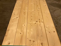 Vuren plank geschaafd 420x20x2 cm (8x) - afbeelding 2 van  3