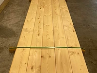 Vuren plank geschaafd 420x20x2 cm (8x) - afbeelding 4 van  7