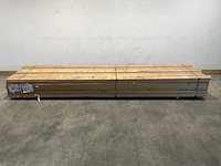 Vuren plank geschaafd 420x7.5x3.2 cm (81x) - afbeelding 1 van  4