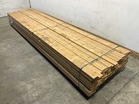 Vuren plank geschaafd 420x7.5x3.2 cm (81x) - afbeelding 1 van  3