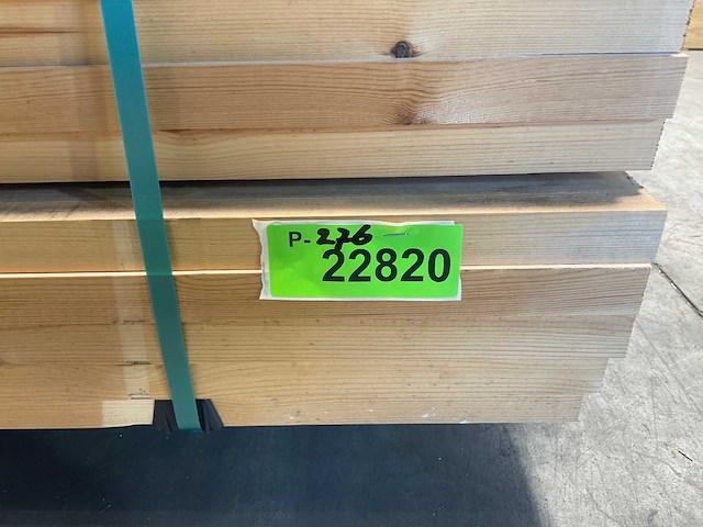 Vuren plank geschaafd 420x7.5x3.2 cm (81x) - afbeelding 3 van  3