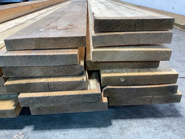 Vuren plank geschaafd 450x19,5x3 cm (24x) - afbeelding 8 van  9