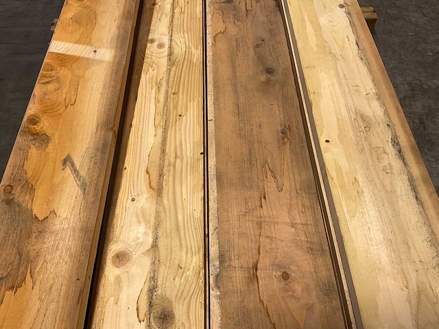 Vuren plank geschaafd 450x19,5x3 cm (24x) - afbeelding 2 van  7