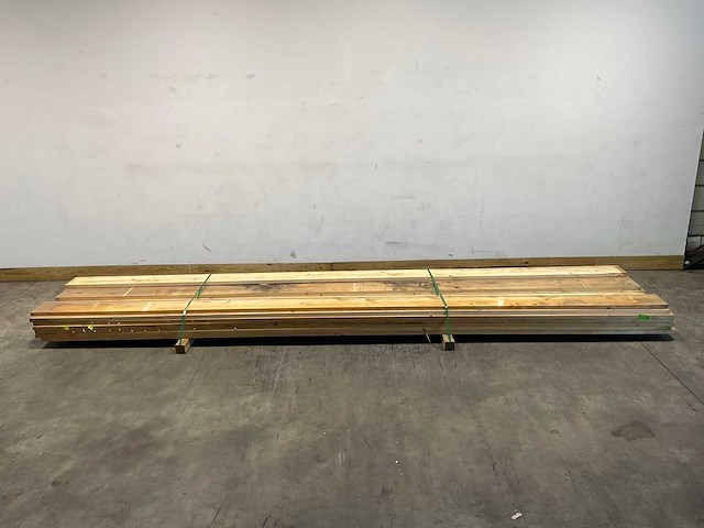 Vuren plank geschaafd 450x19,5x3 cm (24x) - afbeelding 1 van  1