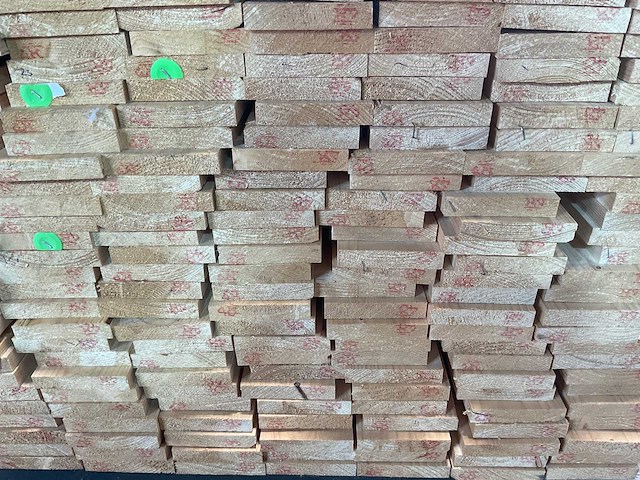 Vuren plank geschaafd 480x10x2 cm (94x) - afbeelding 5 van  5