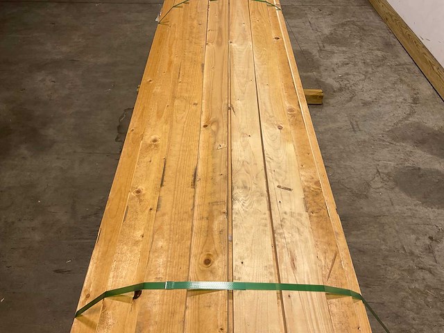 Vuren plank geschaafd 480x10x2 cm (94x) - afbeelding 3 van  7