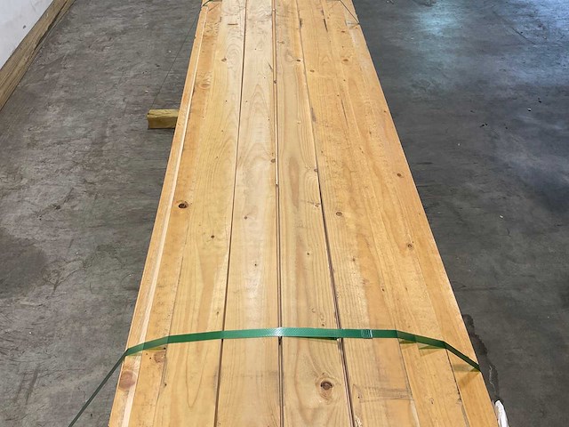 Vuren plank geschaafd 480x10x2 cm (94x) - afbeelding 3 van  6