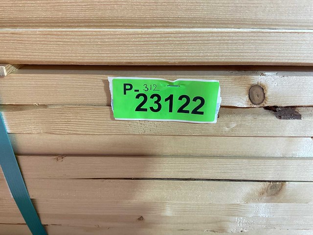 Vuren plank geschaafd 480x9,5x2,8 cm (74x) - afbeelding 6 van  6