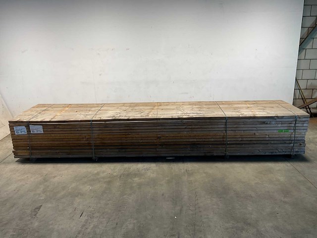 Vuren plank geschaafd 510x9,5x4,5 cm (50x) - afbeelding 2 van  8