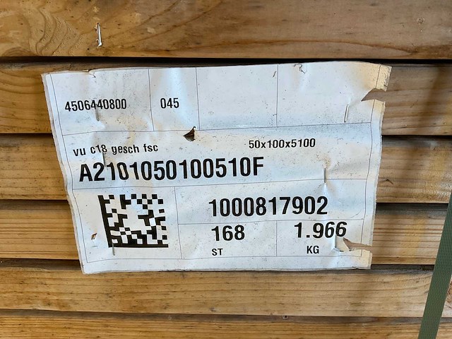 Vuren plank geschaafd 510x9,5x4,5 cm (50x) - afbeelding 7 van  8