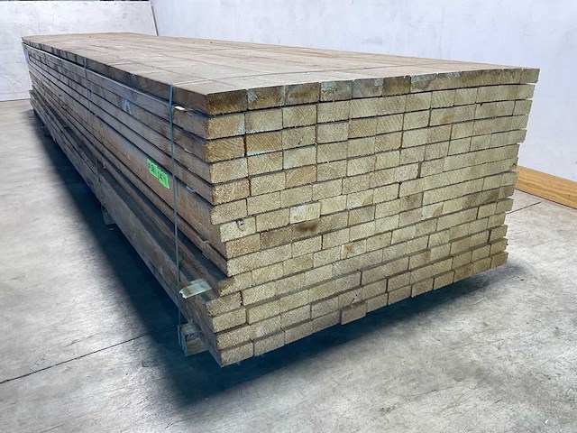 Vuren plank geschaafd 510x9,5x4,5 cm (50x) - afbeelding 5 van  8