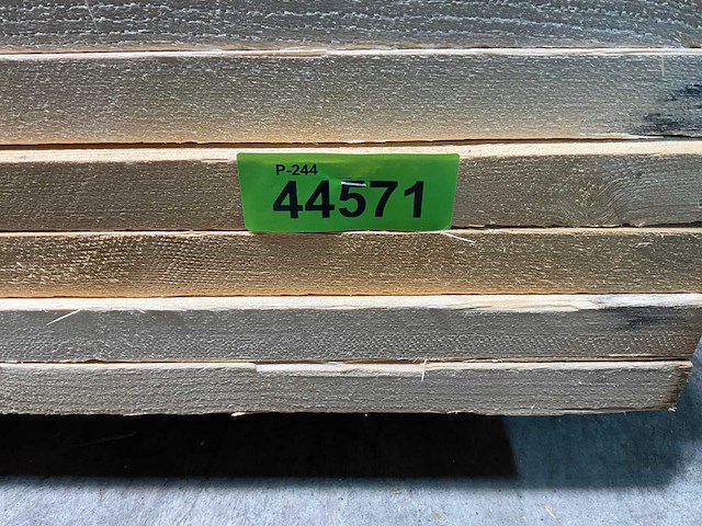 Vuren plank geschaafd 540x12,5x3,5 cm (56x) - afbeelding 5 van  5