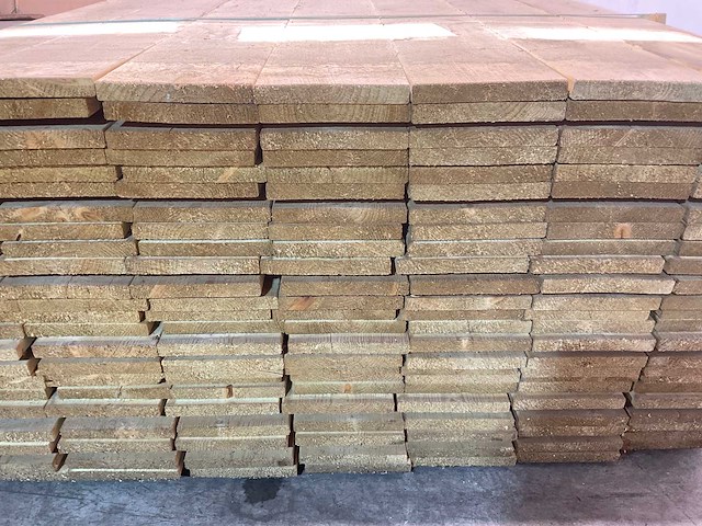 Vuren plank geschaafd 540x14,5x2 cm (50x) - afbeelding 6 van  6