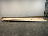 Vuren plank geschaafd 540x15x2 cm (30x) - afbeelding 1 van  4