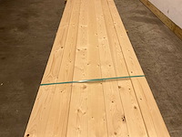 Vuren plank geschaafd 540x15x2 cm (30x) - afbeelding 2 van  2