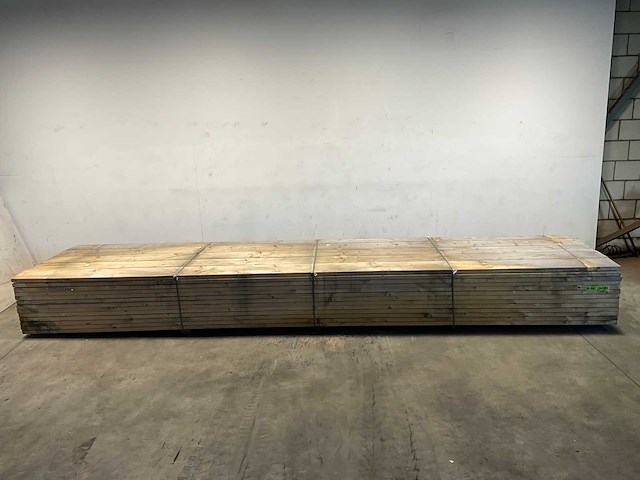 Vuren plank geschaafd 540x23x3,8 cm (23x) - afbeelding 2 van  7