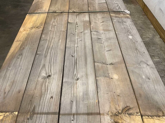 Vuren plank geschaafd 540x23x3,8 cm (23x) - afbeelding 4 van  7