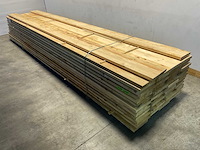 Vuren plank geschaafd 540x27,5x3,5 cm (25x) - afbeelding 1 van  9
