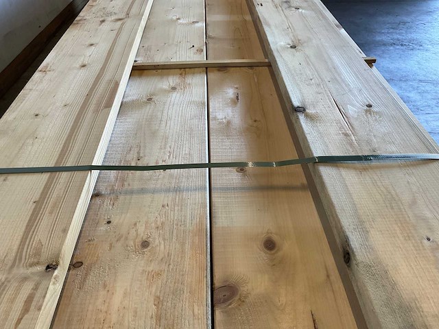 Vuren plank geschaafd 540x27,5x3,5 cm (25x) - afbeelding 4 van  9