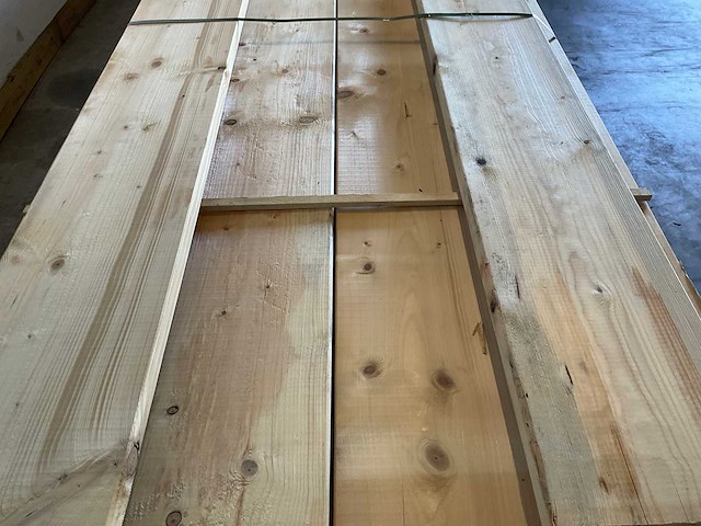 Vuren plank geschaafd 540x27,5x3,5 cm (25x) - afbeelding 5 van  9