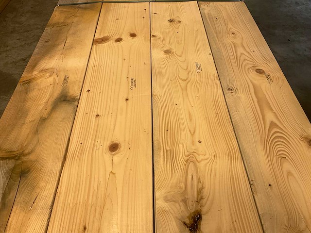 Vuren plank geschaafd 540x28,5x3,6 cm (25x) - afbeelding 2 van  5