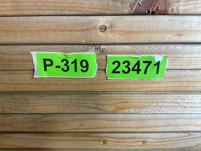 Vuren plank geschaafd 540x28,5x3,6 cm (25x) - afbeelding 4 van  5