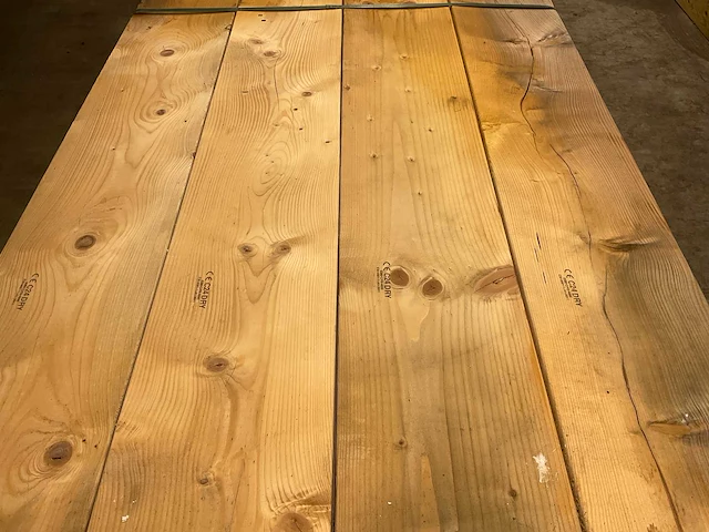 Vuren plank geschaafd 540x28,5x3,6 cm (25x) - afbeelding 3 van  7