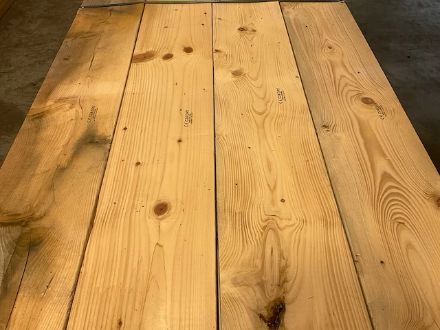 Vuren plank geschaafd 540x28,5x3,6 cm (25x) - afbeelding 4 van  7