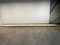 Vuren plank geschaafd 690x14x3,8 cm (10x) - afbeelding 1 van  8