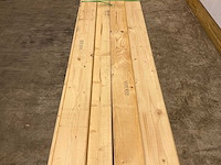 Vuren plank geschaafd 690x14x3,8 cm (10x) - afbeelding 7 van  8