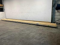 Vuren plank geschaafd 690x14x3,8 cm (10x) - afbeelding 1 van  8