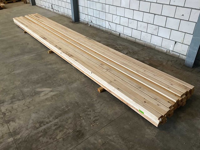 Vuren plank geschaafd 690x9x3,6 cm (20x) - afbeelding 2 van  7