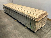 Vuren plank geschaafd mes- en groef 420x9,5x1,8 cm (102x) - afbeelding 2 van  7