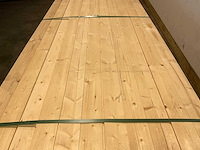 Vuren plank geschaafd mes- en groef 420x9,5x1,8 cm (102x) - afbeelding 2 van  3