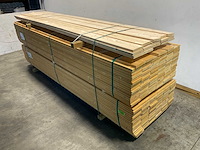 Vuren plank geschaafd met mes- en groef 360x17x2,8 cm (66x) - afbeelding 2 van  7