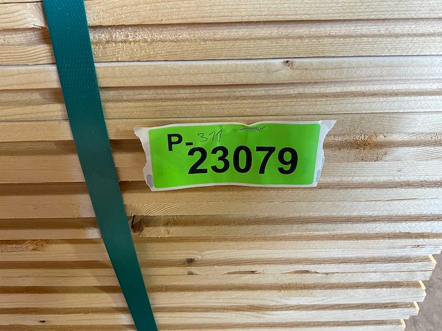 Vuren plank geschaafd met mes- en groef 360x17x2,8 cm (66x) - afbeelding 7 van  7