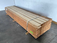 Vuren plank geschaafd met mes- en groef 390x17x1,8 cm (50x) - afbeelding 1 van  6