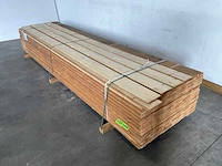 Vuren plank geschaafd met mes- en groef 390x17x1,8 cm (50x)