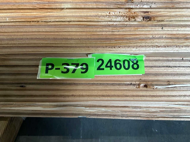 Vuren plank geschaafd met mes- en groef 390x17x1,8 cm (50x) - afbeelding 6 van  7
