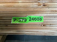 Vuren plank geschaafd met mes- en groef 390x17x1,8 cm (50x) - afbeelding 6 van  7