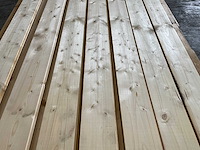 Vuren plank geschaafd met mes- en groef 420x11,5x1,8 cm (111x) - afbeelding 5 van  9