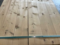 Vuren plank geschaafd met mes- en groef 420x16,5x1,8 cm (50x) - afbeelding 3 van  8