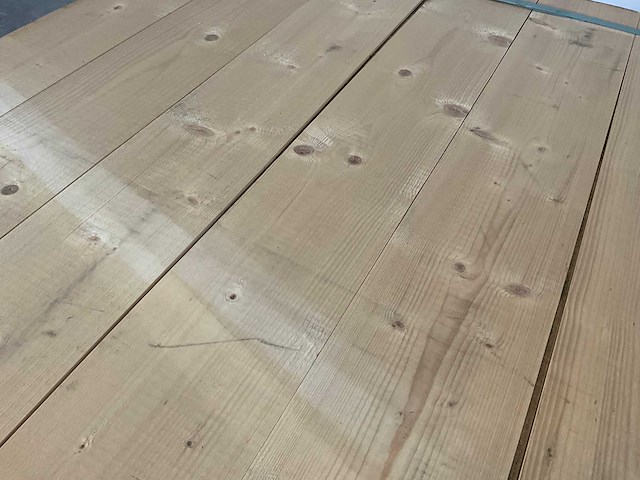 Vuren plank geschaafd met mes- en groef 420x16,5x1,8 cm (50x) - afbeelding 4 van  8
