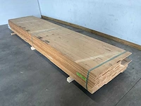 Vuren plank geschaafd met mes- en groef 420x16,5x1,8 cm (50x)