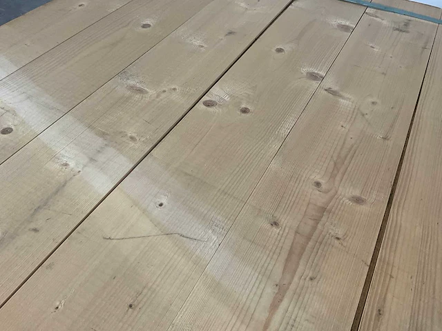 Vuren plank geschaafd met mes- en groef 420x16,5x1,8 cm (50x) - afbeelding 4 van  8