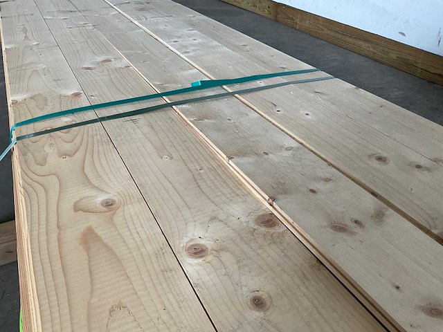 Vuren plank geschaafd met mes- en groef 480x16,5x1,8 cm (58x) - afbeelding 5 van  10