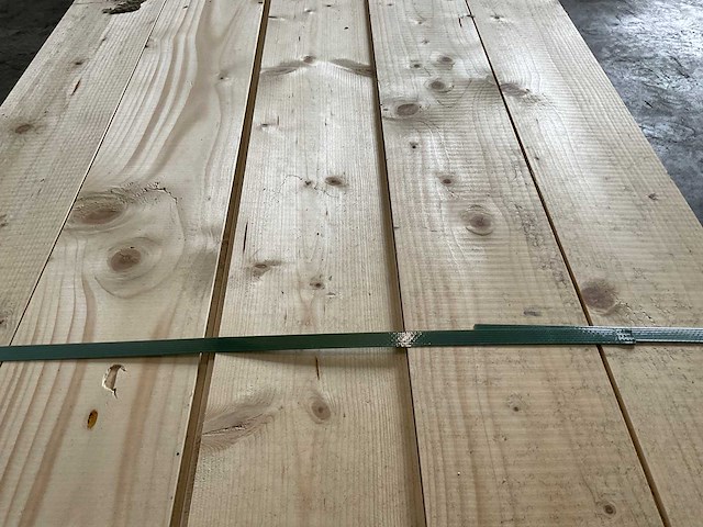 Vuren plank geschaafd met mes- en groef 480x16,5x1,8 cm (58x) - afbeelding 7 van  10