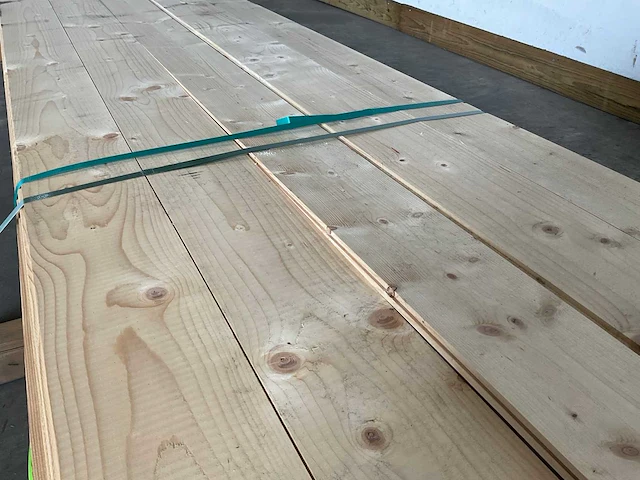 Vuren plank geschaafd met mes- en groef 480x16,5x1,8 cm (58x) - afbeelding 5 van  10
