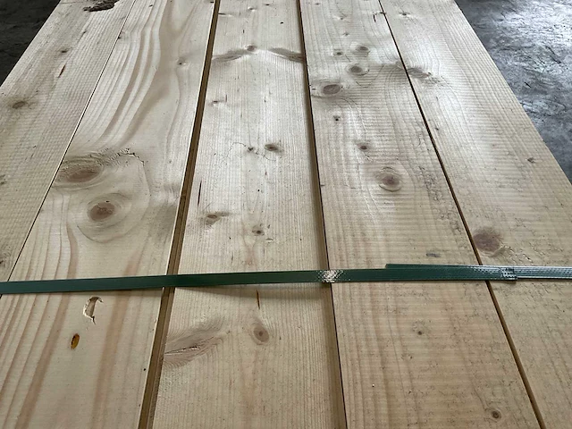 Vuren plank geschaafd met mes- en groef 480x16,5x1,8 cm (58x) - afbeelding 7 van  10